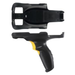 tc53 trigger handle for zebra tc53 tc58 handheld barcode scanner mobile computer (trg-ngtc5-elec-01) - requires use with rugged protective case (sg-ngtc5exo1-01) for safe sensitive scanning