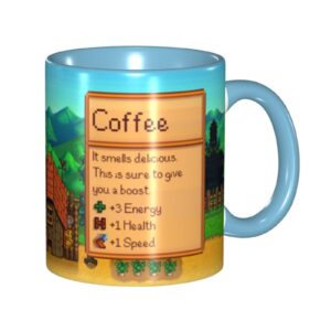 valley game coffee mug tea ceramic birthday mug 11oz coffee mug gift for friends family colleagues christmas