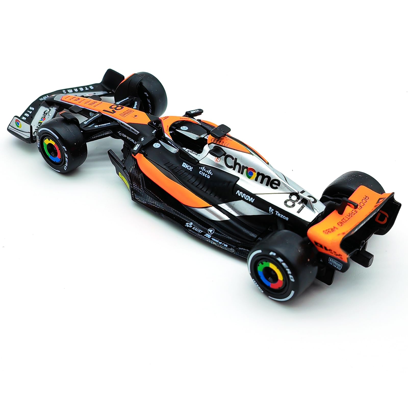 Xiangtat 1/43 P2 British GP F1 MCL60 2023#81 Oscar Piastri Alloy Car Die Cast Model Collection Gift (MCL60 81#)