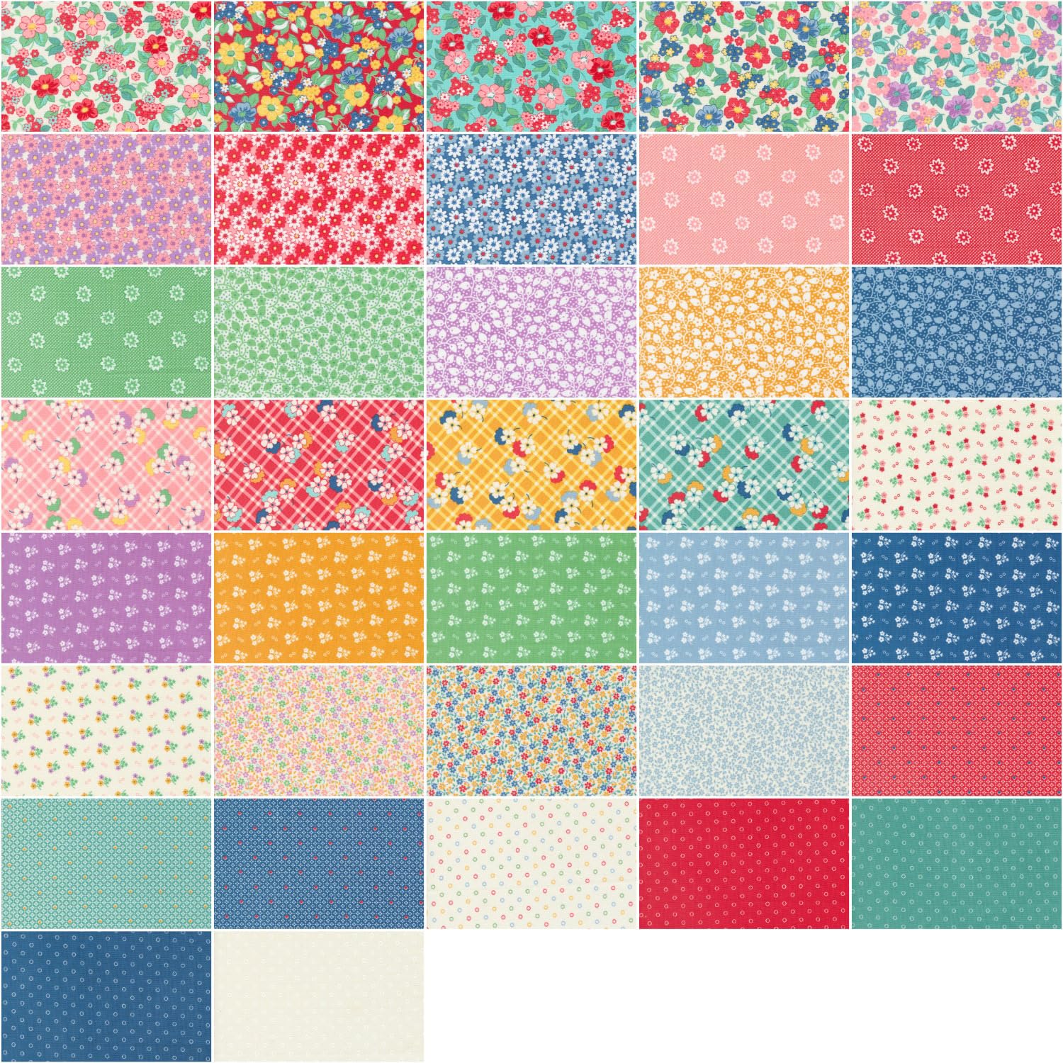 30's Playtime Layer Cake®, 42-10" Precut Fabric Quilt Squares by Linzee Kull McCray