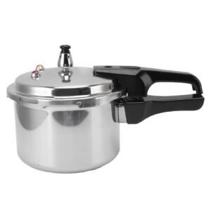 Pressure Cooker, 18cm Bottom 3 Liter Stovetop Aluminium Alloy Cookware Soup Meats Pot Mini Canning Cooker Pot Stove Top Fast Cooking