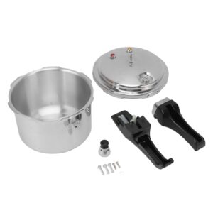 Pressure Cooker, 18cm Bottom 3 Liter Stovetop Aluminium Alloy Cookware Soup Meats Pot Mini Canning Cooker Pot Stove Top Fast Cooking