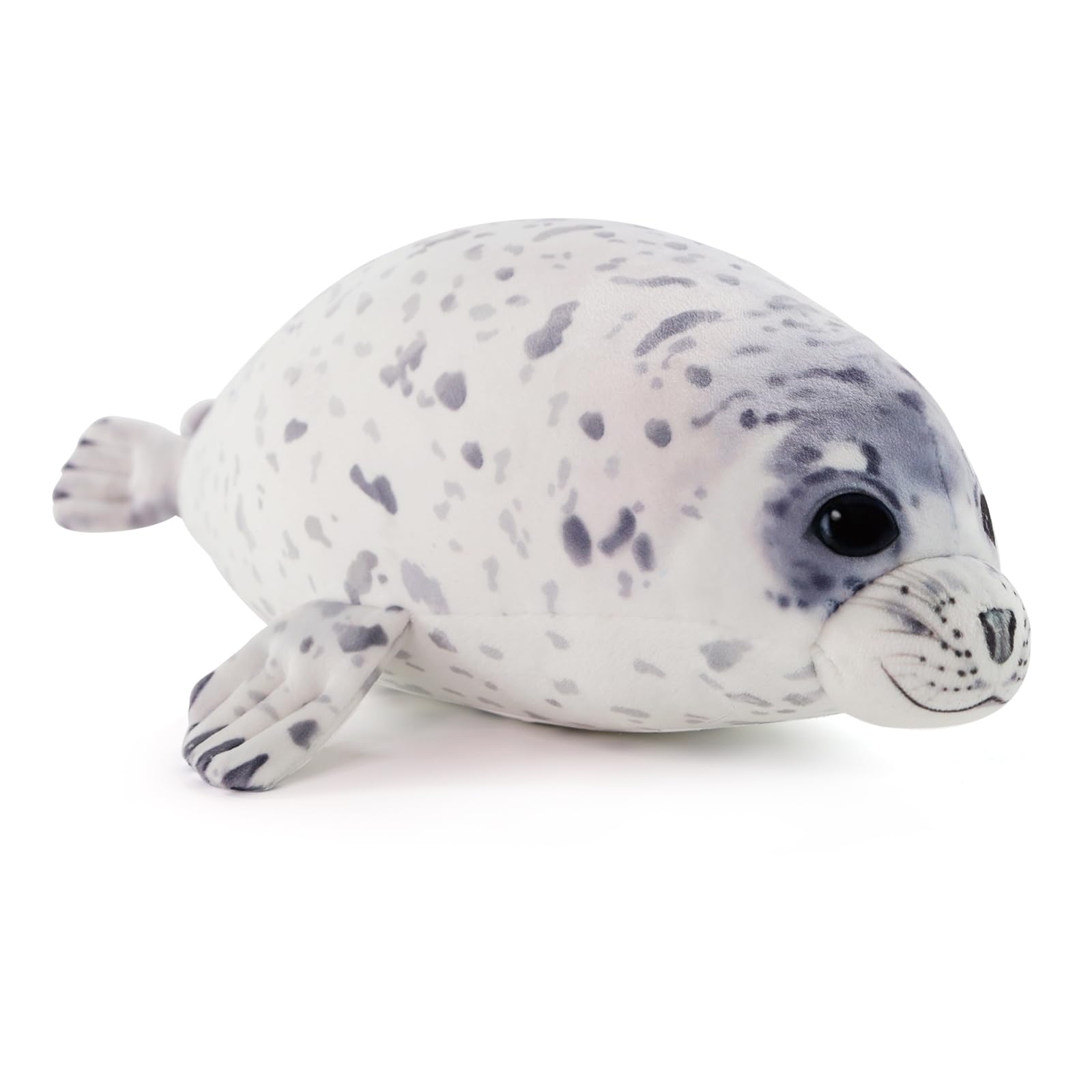 Seal Plush, Soft and Cute Seal Stuffed Anaimal Plushies for Girls, Stuffed Seal, Ocean Fish Plush Toys for Ages 2-4,Gifts for Kids, Adults, Birthday Party Christmas (Small(12-inch))