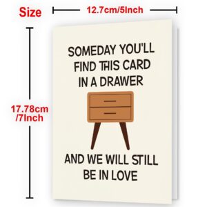 WowBefun Funny Birthday Card & Gifts for Husband Boyfriend Him, Happy Anniversary Card & Gifts, Valentine Day