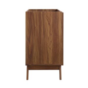 Modway Soma Rattan Weave Bathroom Vanity Cabinet (Sink Basin Not Included), 30 Inch, Walnut