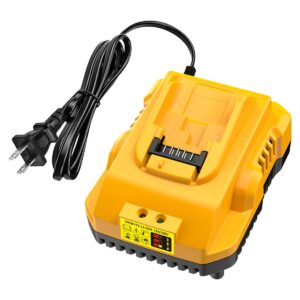 DCB112 Charger Replacement for Dewalt Battery Charger Compatible with Dewalt 12V 20V Max Lithium Battery DCB201 DCB204 DCB205 DCB206 DCB120 DCB127 DCB112 DCB115 DCB118 DCB107 DCB105 DCB102(Yellow)