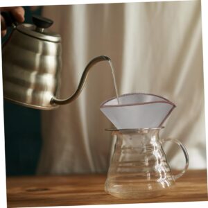 BRIGHTFUFU Stainless Steel Coffee Filter Screen Reusable Espresso Filter for Fine Brewing Coffee Filter Compatible with Various Coffee Makers and Easy to Clean