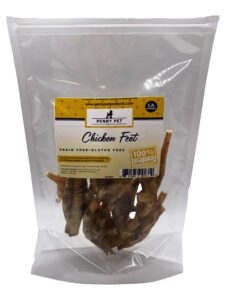 penny pet's chicken feet - hand-made in usa, no nails only, made by penny's kitchen, glucosamine rich for joint health, high protein crunchy snack for all dogs (10 pack)