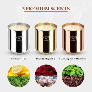 UCC Mothers Day Gifts Candles for Home Scented | Premium Aromatherapy Candles Gift Set for Women | Luxury Scented Candles | Natural Soy & Coconut Candles | Gift for Christmas Mother's Day Birthday