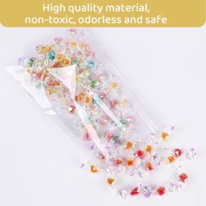 JOHOUSE 200PCS Cellophane Bags Bulk, 6x9inch Clear Gift Bags Christmas Treat Bags with Ties Cookie Bags for Toast Candy Bakery Party Wrapping