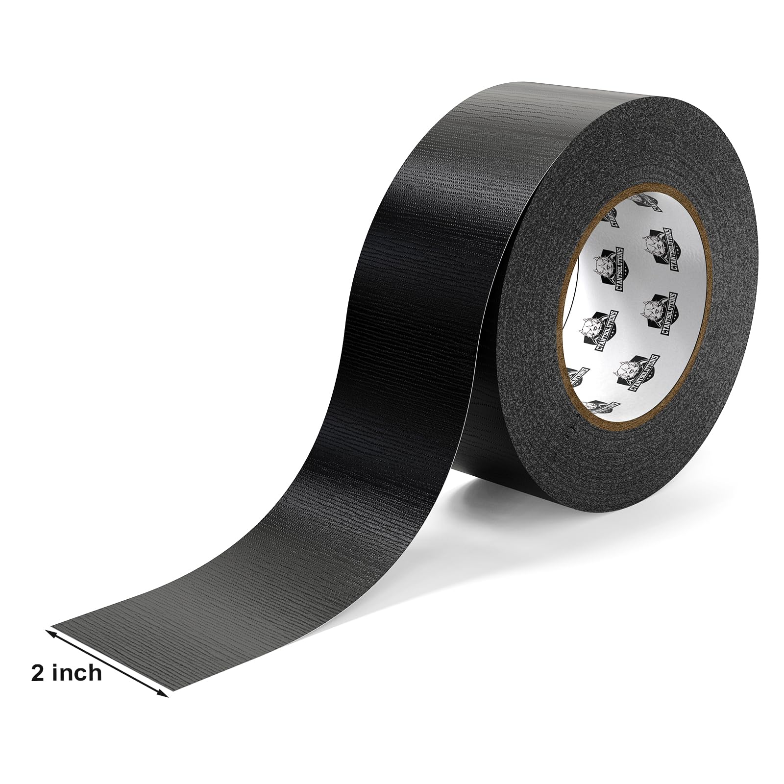 CyantSolutions Black Duct Tape Heavy Duty, Super Strong Sticky and No Residue Black Waterproof Duct Tapes, Multi-Use Duct Tapes for Packaging, Binding, Material Handling, 1 Roll (2 Inch x 30 Yards)