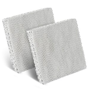 hc22p whole house humidifier filter pad replacement filter wicks compatible with honeywell he100, he150, he220, he225 he240, also for aprilaire water panel 110 220 550 550b super wick filter -(2 pack)