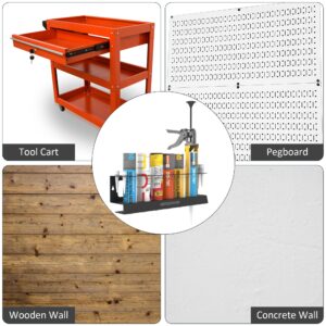 UNITEDPOWER Caulking Gun Holder, Wall Mount Hand Caulking Gun Storage Rack, Organizer for Workshop, Shop, Garage