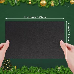 Jtnohx Felt for Crafts, 16 Pcs Felt Fabric, 7"×11.3" Stiff Felt Sheets, Craft Felt Square for Sewing (Black)