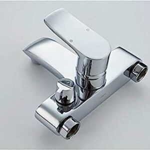 Kitchen Taps Bathtub Faucet Shower Set Chrome Plated Brass Short Outlet Pipe Bath Faucet Waterfall Bathroom Bathtub Faucet