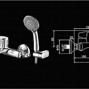 Kitchen Taps Bathtub Faucets Wall Deck Mounted Bathroom Shower Faucet Set Rainfall Bathtub Shower Mixer Bath With Shower Hand