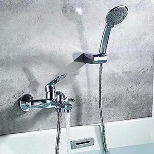 Kitchen Taps Bathtub Faucets Wall Deck Mounted Bathroom Shower Faucet Set Rainfall Bathtub Shower Mixer Bath With Shower Hand