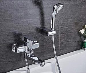 kitchen taps classic bathtub faucet bathing shower bathroom wall mounted bath faucet set mixer hot and cold water single handle