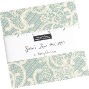 Moda Fabrics Lydia's Lace Charm Pack by Betsy Chutchian; 42-5 Inch Precut Fabric Quilt Squares