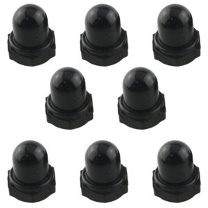 zczqc 8pcs silicone miniature overcurrent 88 98 series dust cap circuit breaker waterproof dirt resistant dust cover flat cap id m11 black