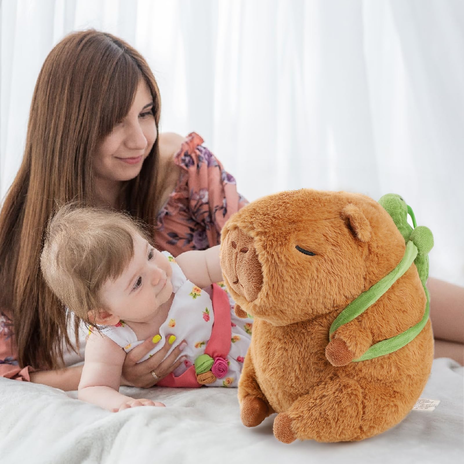 Arkdorz Cute Capybara Plush Toy,Kawaii Capybara Stuffed Animals Capybara Stuffed Toy,Soft Capybara Plush Doll Pillow for Kids Boys Girls (25cm/9.8 Inches)