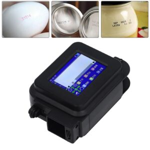 Hilitand Handheld Inkjet Printer Portable Inkjet Printer Mini Hand Printer Inkjet Coder Pocket Marking Device (US Plug)