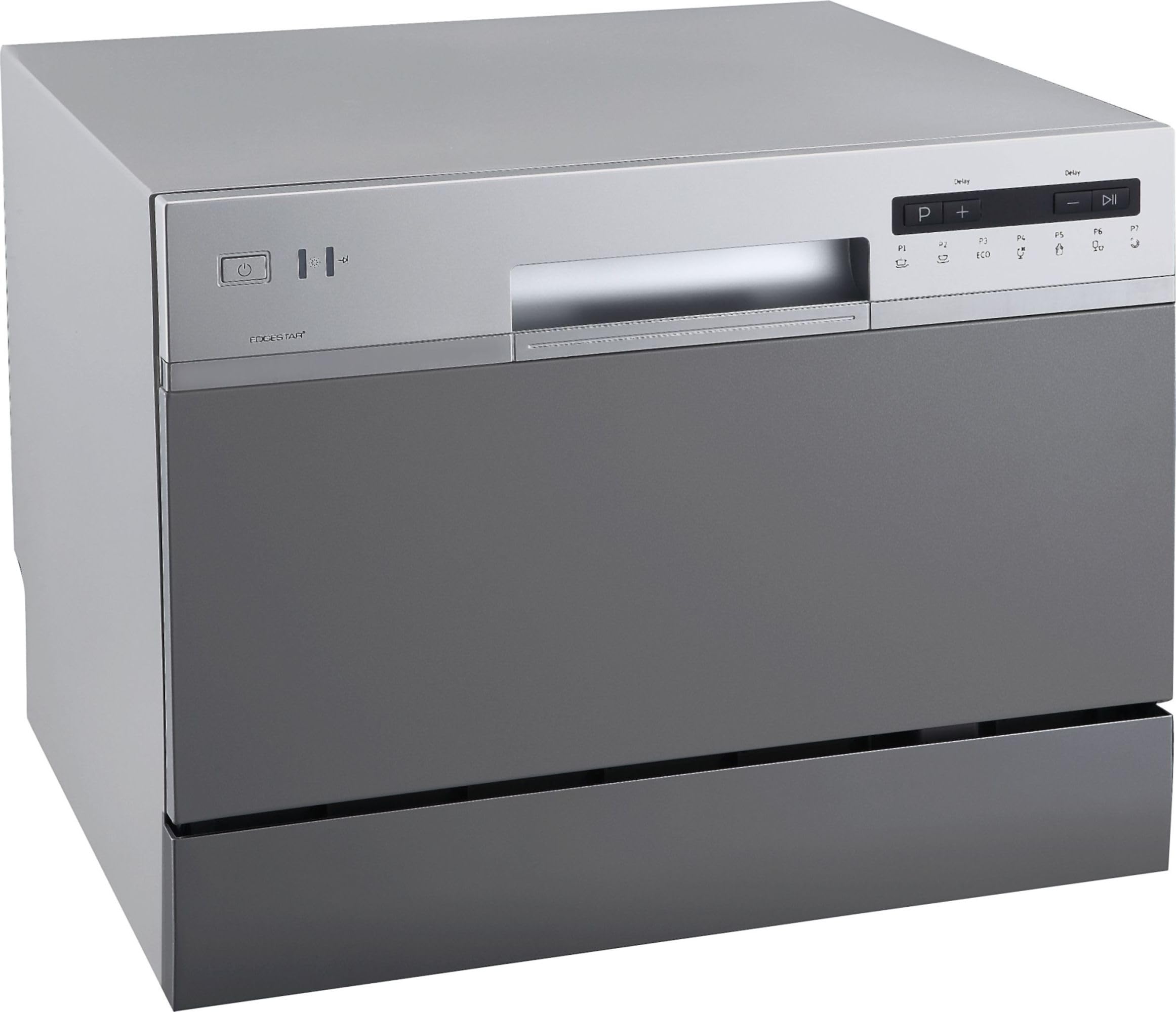 EdgeStar DWP63 21-5/8 Inch Wide 6 Place Setting Countertop Dishwasher - Silver