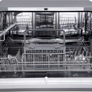 EdgeStar DWP63 21-5/8 Inch Wide 6 Place Setting Countertop Dishwasher - Silver