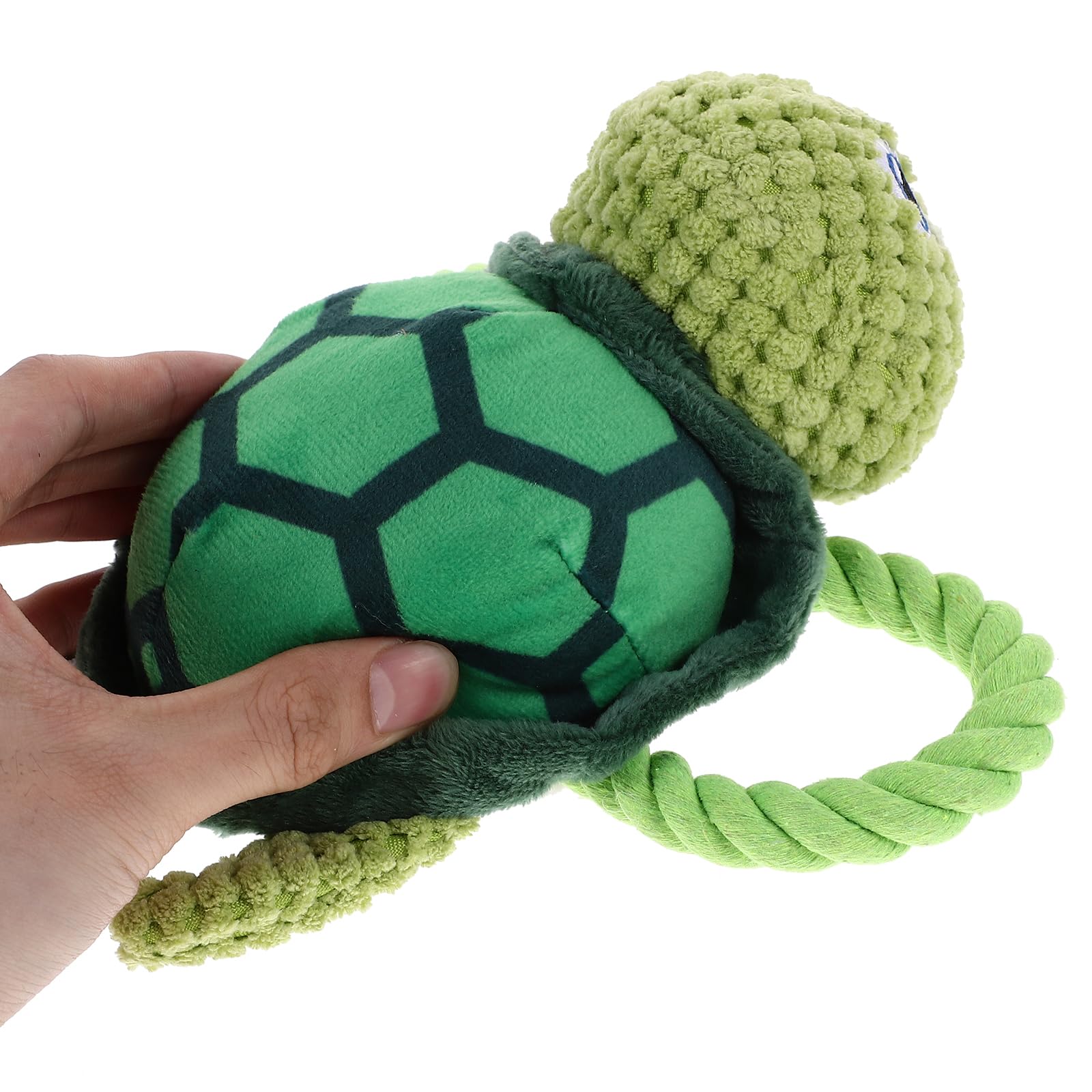 FRCOLOR Dog Toy, Puppy Chew Teething Toys, Tough No Stuffing Turtle Toys for Aggressive Chewers for Small Medium Large Dogs