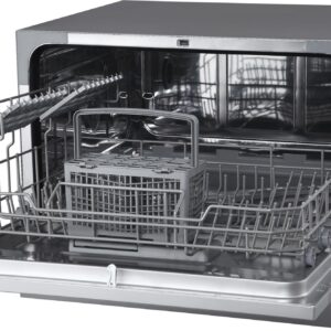 EdgeStar DWP63 21-5/8 Inch Wide 6 Place Setting Countertop Dishwasher - Silver