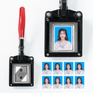 Handheld 35X45mm Passport Photo Cutter, Picture Trimmer Quick Cutting Tool with Precise Cutting, Picture Cutter Commonly Use in Passports, Licenses, and ID Cards