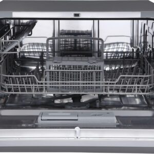 EdgeStar DWP63 21-5/8 Inch Wide 6 Place Setting Countertop Dishwasher - Silver