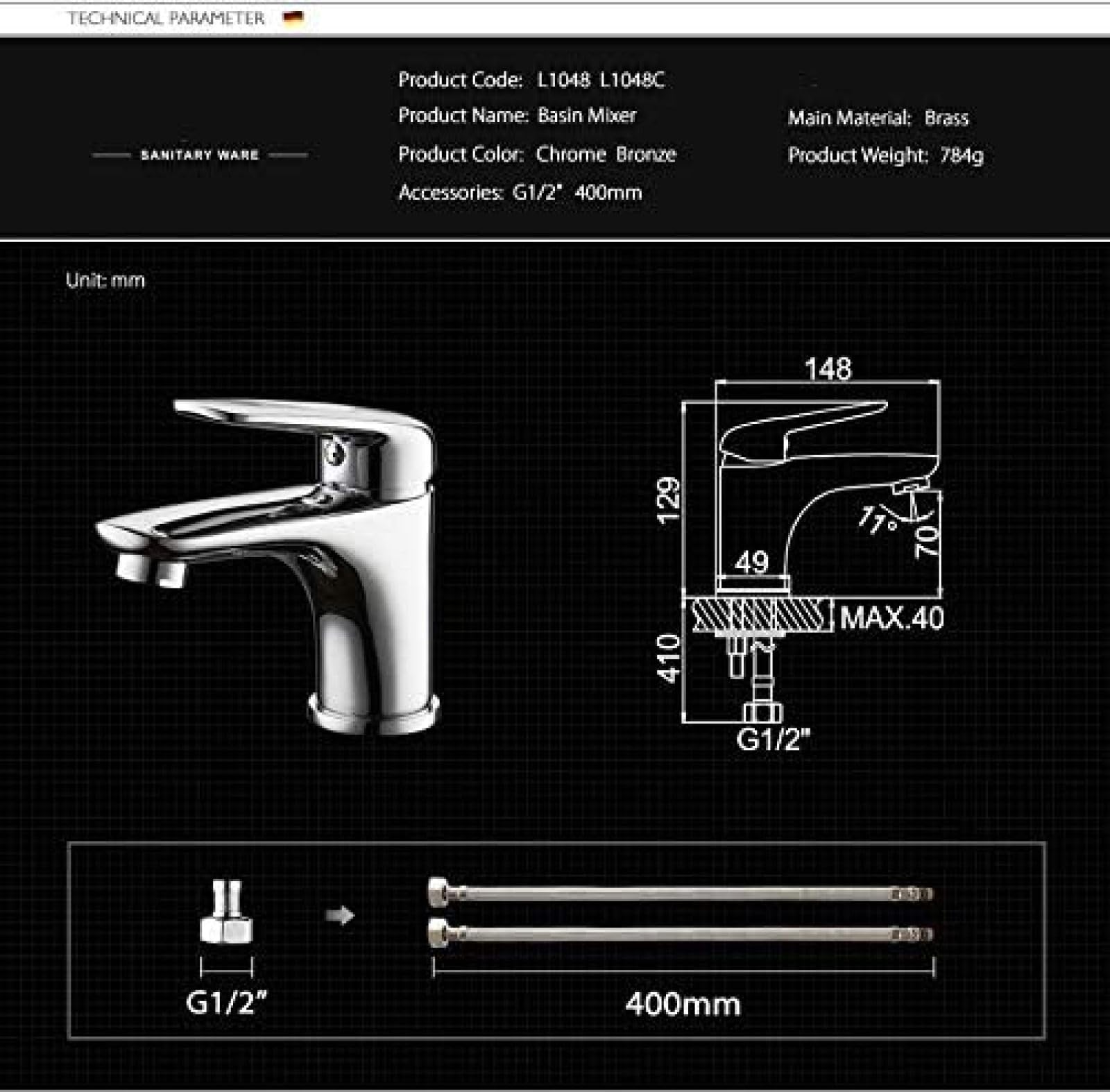 Kitchen Taps Basin Faucet Water Mixer Tap Toneir Bath Sink Faucet Brass Bathroom Mixer Wash Basin Mixer Taps Bathroom Toneira