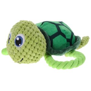 frcolor dog toy, puppy chew teething toys, tough no stuffing turtle toys for aggressive chewers for small medium large dogs