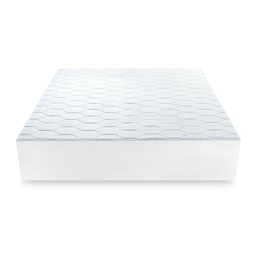 Vibe Cooling Quilted Memory Foam Mattress Pad, King