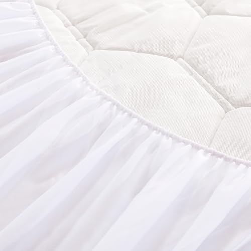 Vibe Cooling Quilted Memory Foam Mattress Pad, King