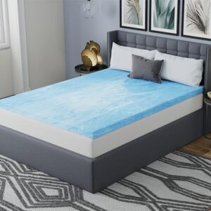 Vibe 3” Gel Swirl Memory Foam Mattress Topper, Full