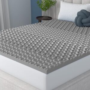 Vibe 2” Cool Pod Convoluted Gel Memory Foam Mattress Topper, California King