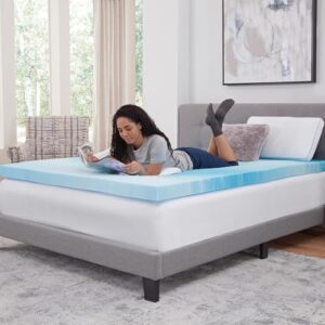 Vibe 3” Gel Swirl Memory Foam Mattress Topper, Full