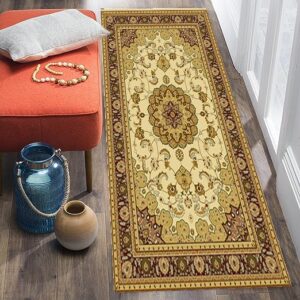 1.5x2.5ft area rug washable bedroom rug, soft distressed accent rugs ideal for high traffic living room entryway dining room, non-slip non-shedding low-pile floor carpet