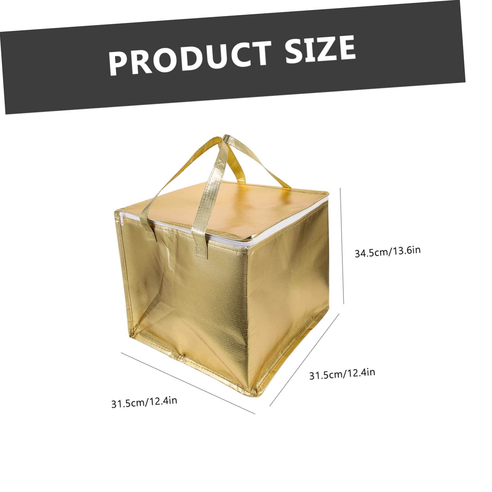 TOPPERFUN Lunch Bag Insulation Bags Insulated Shopping Bag Insulated Bags Carrier Supermarket Keep Warm Food Bag Rainbow Film