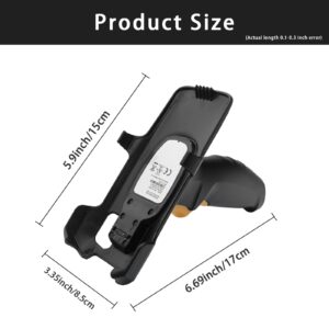 TC21 Scan Trigger Handle with Camera Hole for Zebra TC21 TC26 Handheld Barcode Scanner Mobile Computer, Convenient and Comfortable Grip