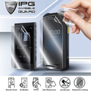 IPG Compatible with Zebra WT6300 Handheld Computer Screen Protector 6 UNITS Invisible Guard Free Lifetime Replacement HD Clear Bubble Free screen protection for WT6300