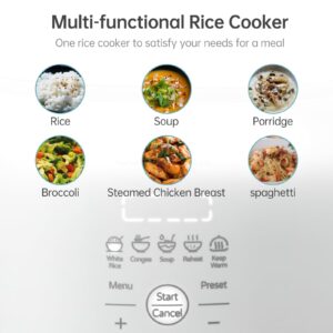 Brown Mini Rice Cooker Small 1 Cup-2 Cup Non-Stick Coated Insert Food Steamer Kitchen Appliances Includes Vegetable Steamer (Mini Rice Cooker-Brown)