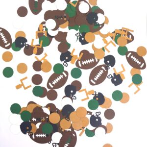 220 Pieces Football Confetti for Birthday Party - Football Themed Birthday Party Decorations, photo Prop Football Party Decor，Super Bowl Party Decoration Confetti.