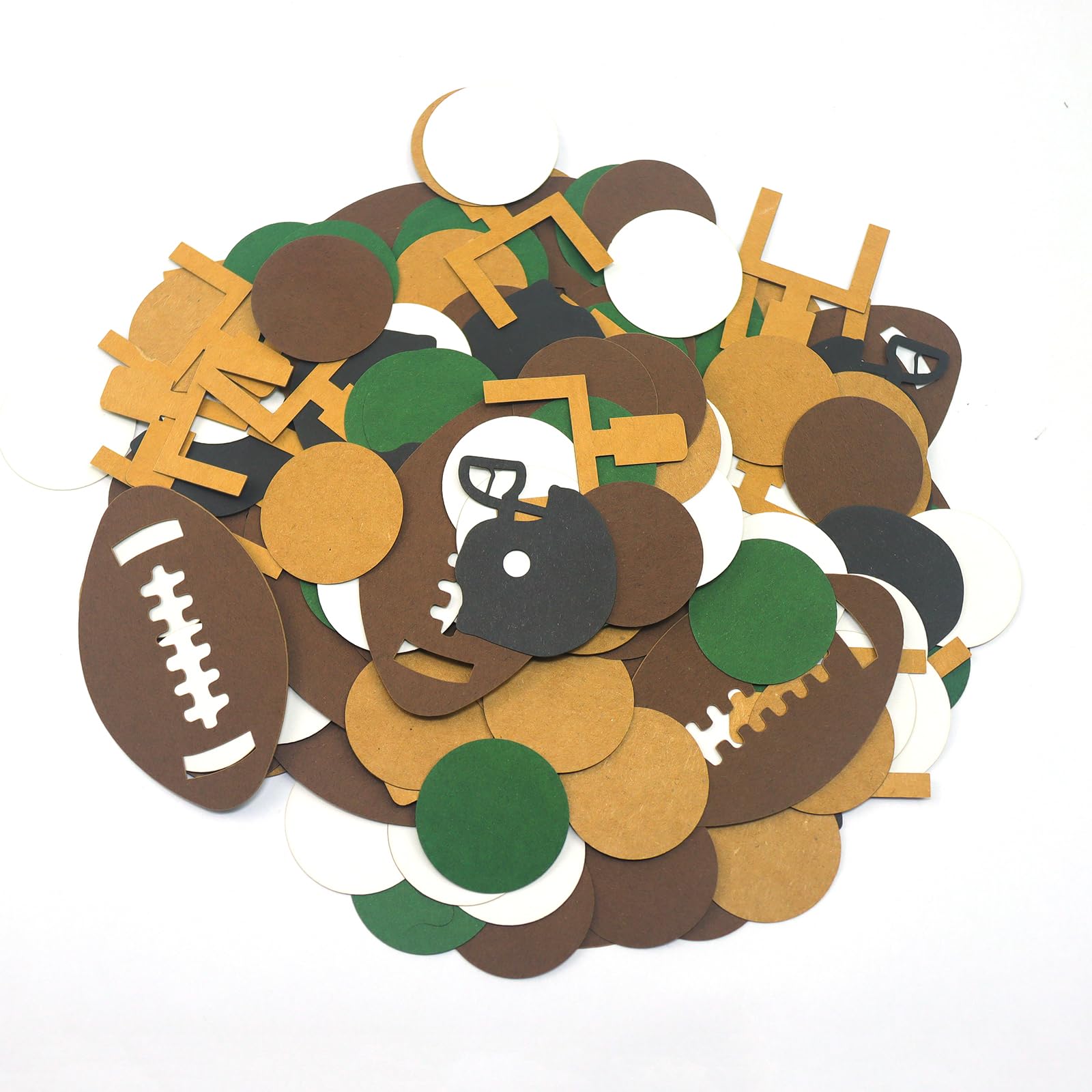 220 Pieces Football Confetti for Birthday Party - Football Themed Birthday Party Decorations, photo Prop Football Party Decor，Super Bowl Party Decoration Confetti.