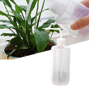 ulafbwur Wash Squirt Squeeze Bottle 250/500ml Curved Spout Plastic Watering Can Squirt Squeeze Spray Bottle for Home Office Sprinkling Can 250ml Bottle