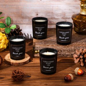 MTLEE 8 Pcs Employee Teacher Appreciation Gifts Scented Candles Gift Set Inspirational Soy Wax Jar Candle for Employee Teachers Presents Thank You Gift for Coworker Women Men, 8 Fragrances (Thank You)