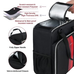 LEFOR·Z Coffee Maker Travel Bag Compatible with Keurig K-Mini,Single Serve Coffee Brewer Carrying Case Compatible for K-Mini Plus with Multiple Pockets for K-Cup Pods(Bag Only)