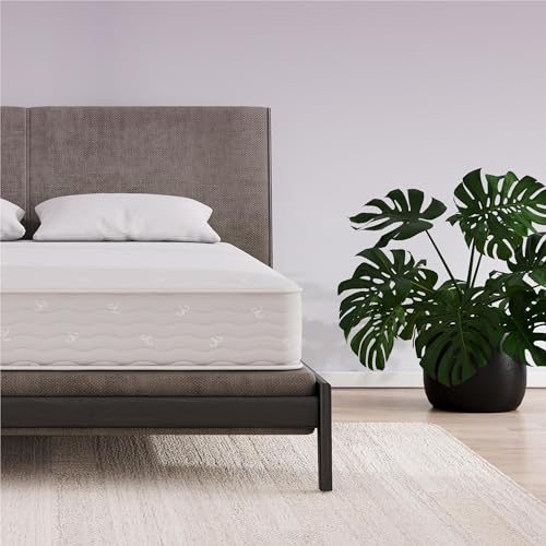 Signature Sleep Contour Plus 10-Inch Reversible Queen Mattress - Medium-Firm Support, Edge-to-Edge Comfort, Ready to Ship, Compressed and Rolled for Easy Setup